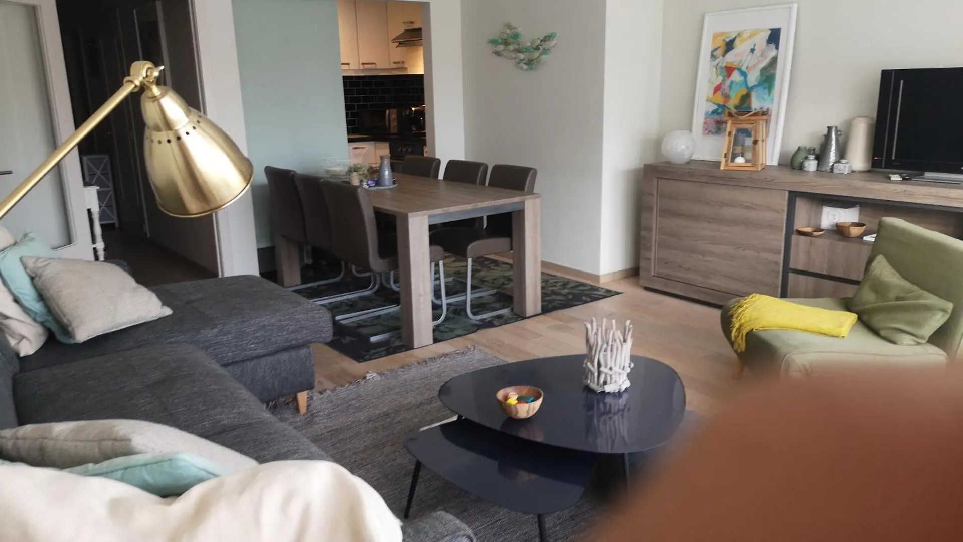 Luxurious T3 Garage, View On The Noordzee, 2-6 P Baby In Ostend Plein Center Apartment